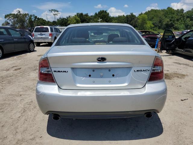 4S3BL616977208143 - 2007 SUBARU LEGACY 2.5I SILVER photo 6