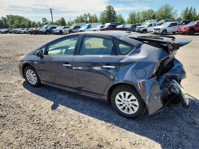 JTDKN3DP2C3008624 - 2012 TOYOTA PRIUS PLUG Gris foto 2