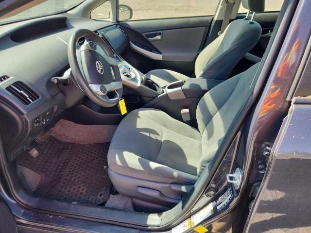 JTDKN3DP2C3008624 - 2012 TOYOTA PRIUS PLUG Gris foto 7