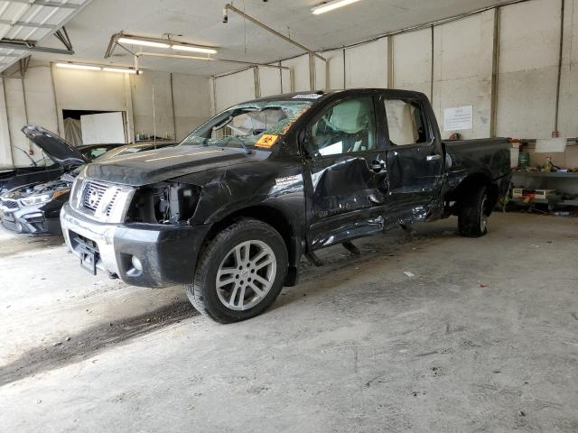 1N6BA0EC4BN306551 - 2011 NISSAN TITAN S BLACK photo 1