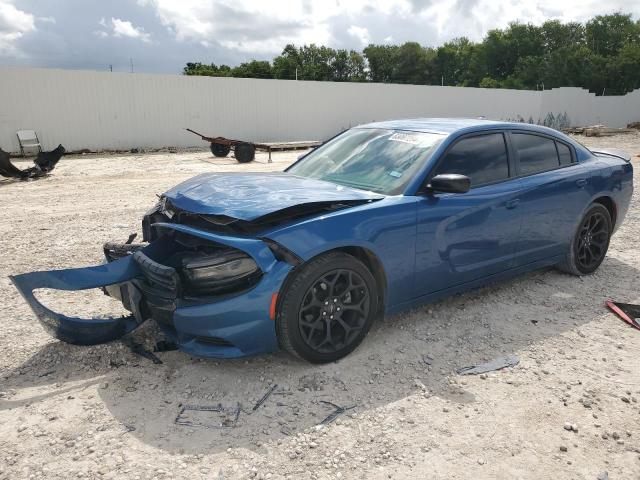 2C3CDXBG2MH621833 - 2021 DODGE CHARGER SXT BLUE photo 1