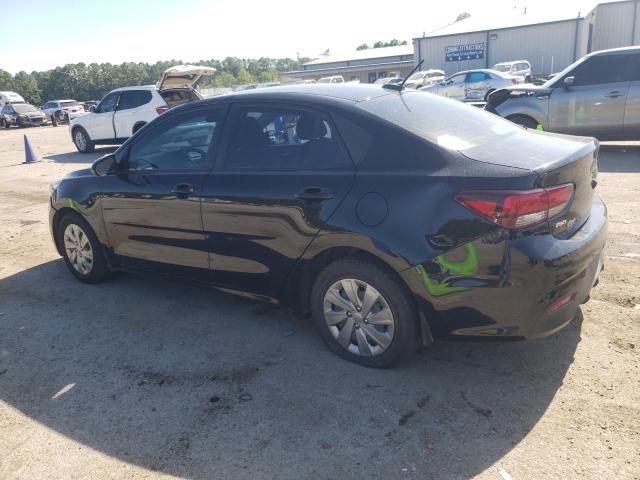 3KPA24AD4LE284400 - 2020 KIA RIO LX BLACK photo 2