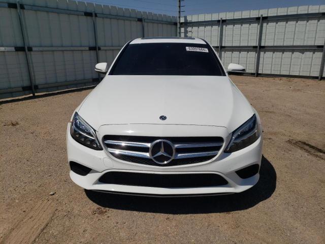 55SWF8DB2KU288593 - 2019 MERCEDES-BENZ C 300 WHITE photo 5