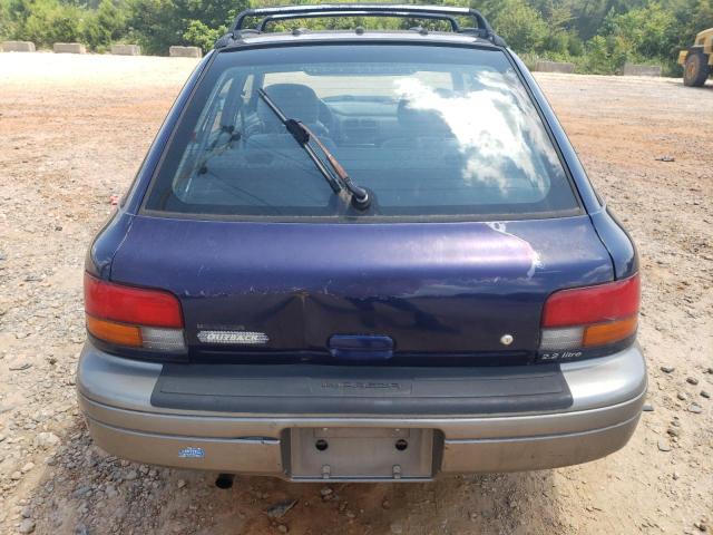 JF1GF4851VH812426 - 1997 SUBARU IMPREZA OUTBACK PURPLE photo 6