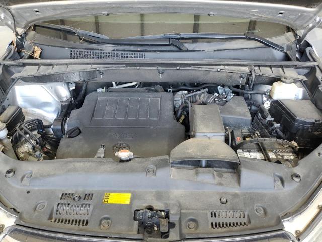 5TDKKRFH5GS166607 - 2016 TOYOTA HIGHLANDER XLE Արծաթագույն լուսանկար 12