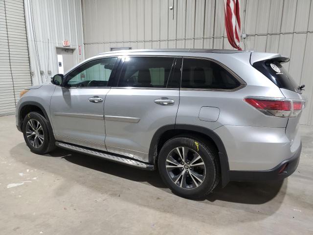 5TDKKRFH5GS166607 - 2016 TOYOTA HIGHLANDER XLE Արծաթագույն լուսանկար 2