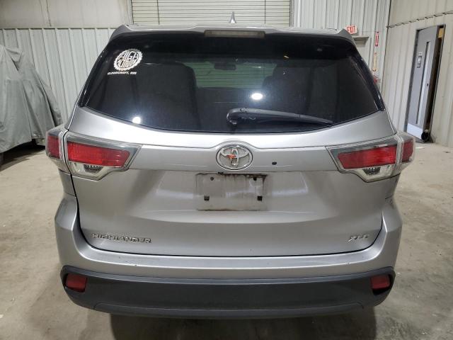 5TDKKRFH5GS166607 - 2016 TOYOTA HIGHLANDER XLE Արծաթագույն լուսանկար 6