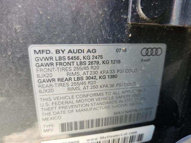 WA1CNAFY6J2218090 - 2018 AUDI Q5 PRESTIGE GRAY photo 13