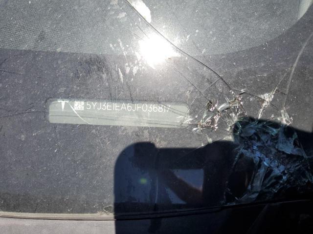 5YJ3E1EA6JF036817 - 2018 TESLA MODEL 3 Մոխրագույն լուսանկար 12