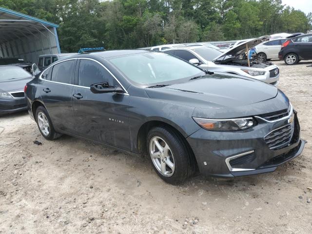 1G1ZB5STXJF250715 - 2018 CHEVROLET MALIBU LS Grau Foto 4
