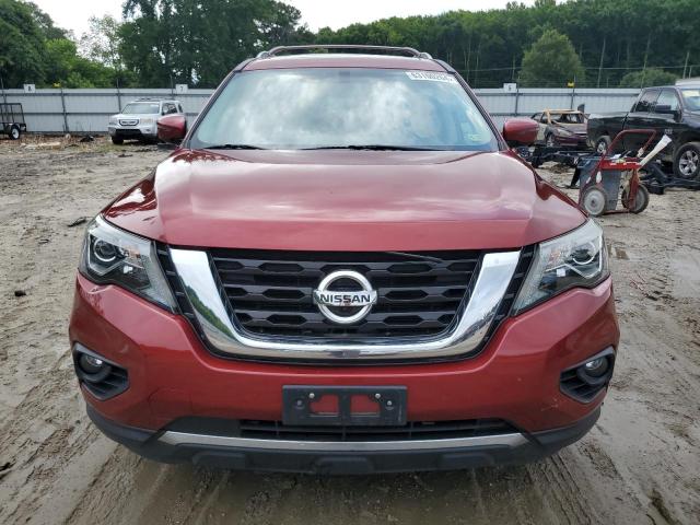 5N1DR2MM7HC675785 - 2017 NISSAN PATHFINDER S RED photo 5