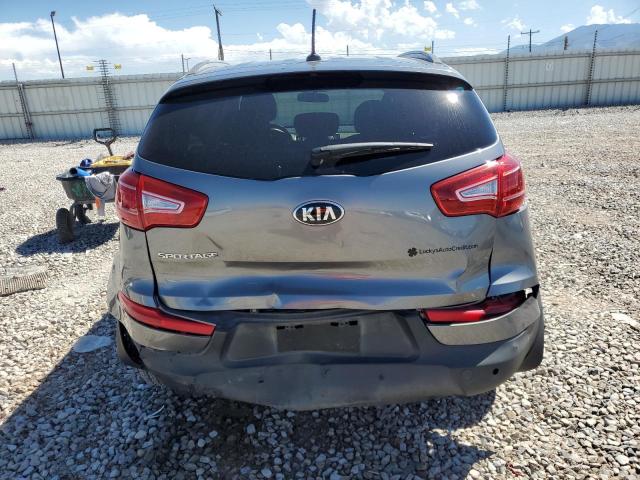 KNDPB3A23D7523522 - 2013 KIA SPORTAGE BASE SILVER photo 6