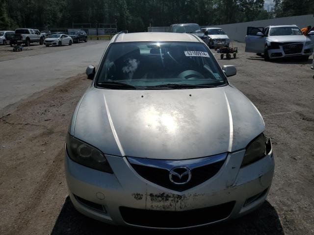 JM1BK12F881137266 - 2008 MAZDA 3 I BEIGE photo 5