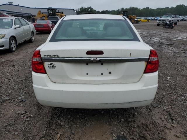 1G1ZS52F25F251177 - 2005 CHEVROLET MALIBU WHITE photo 6