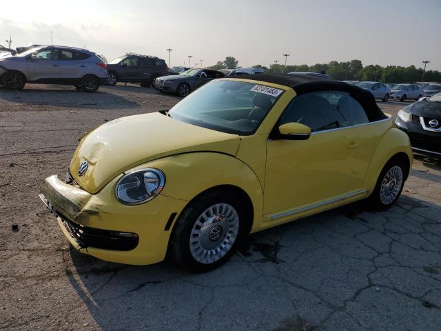 3VW5X7AT9EM806200 - 2014 VOLKSWAGEN BEETLE YELLOW photo 1