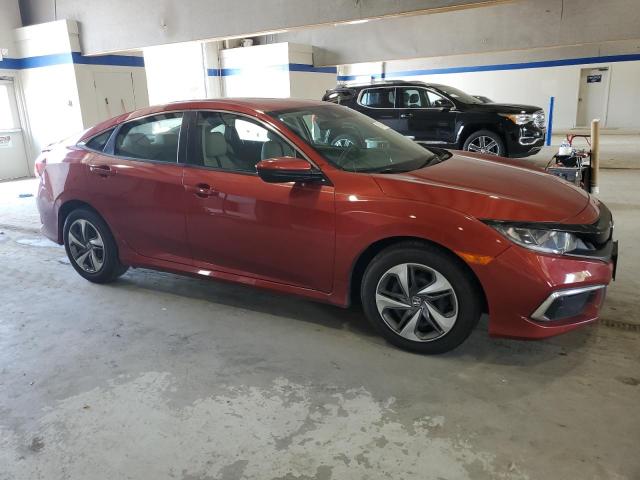 2HGFC2F67KH524190 - 2019 HONDA CIVIC LX RED photo 4