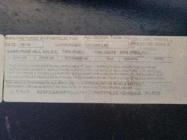 5Z5FC3438FS000760 - 2016 ATK ALL MODELS BLACK photo 10