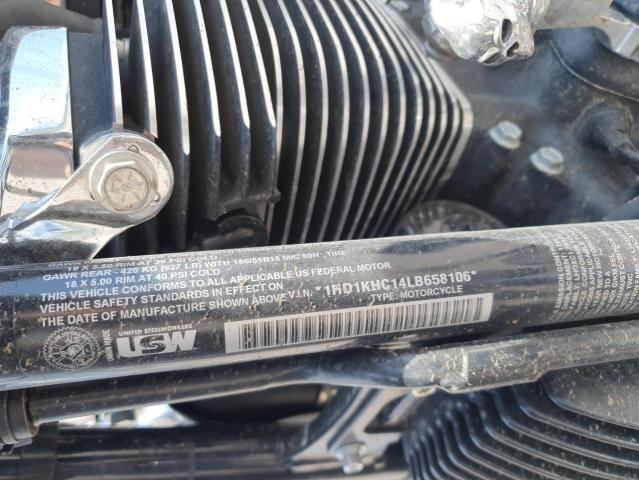 1HD1KHC14LB658106 - 2020 HARLEY-DAVIDSON FLTRX BLACK photo 8