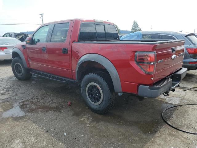 1FTFW1R6XEFD03765 - 2014 FORD F150 SVT RAPTOR RED photo 2