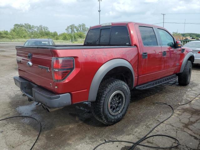 1FTFW1R6XEFD03765 - 2014 FORD F150 SVT RAPTOR RED photo 3