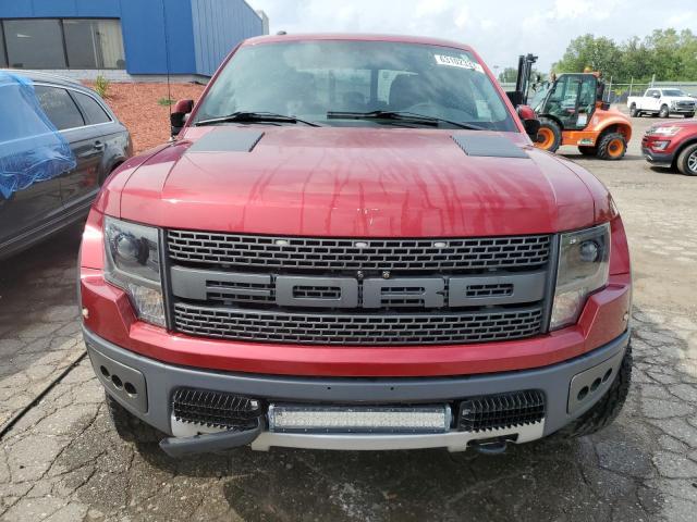 1FTFW1R6XEFD03765 - 2014 FORD F150 SVT RAPTOR RED photo 5