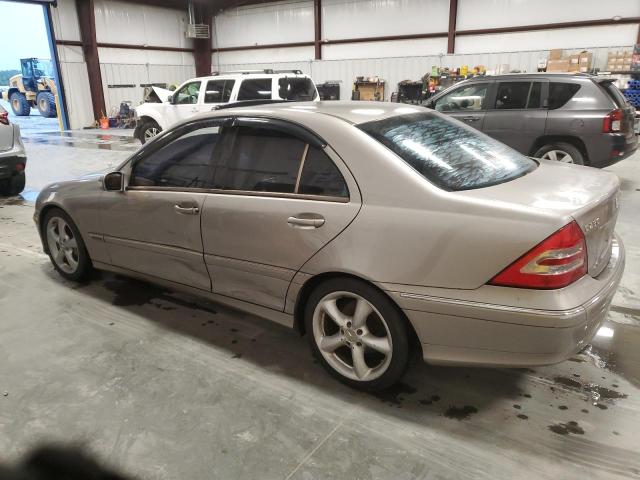 WDBRF40J94A645718 - 2004 MERCEDES-BENZ C 230K SPORT SEDAN BEIGE photo 2