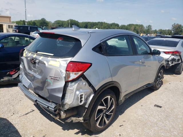 3CZRU6H16KG711254 - 2019 HONDA HR-V SPORT SILVER photo 3