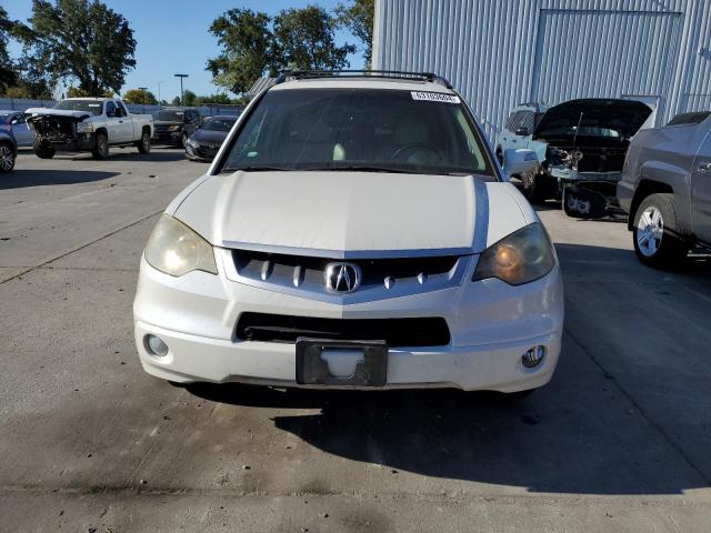 5J8TB18527A009883 - 2007 ACURA RDX TECHNOLOGY WHITE photo 5