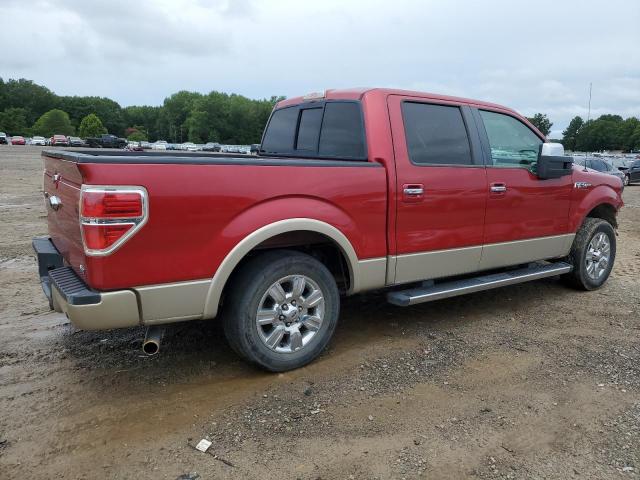 1FTFW1CV8AFA56014 - 2010 FORD F150 SUPERCREW RED photo 3