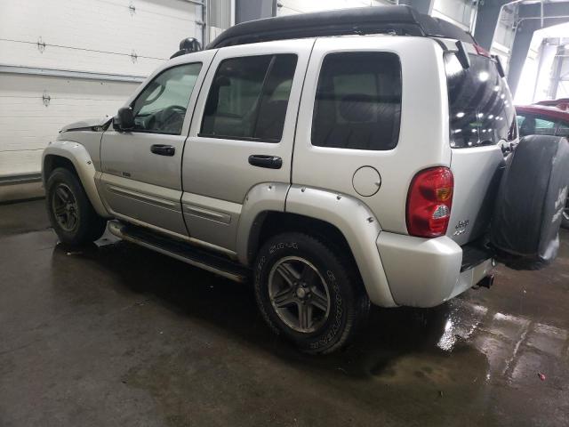 1J8GL38K33W604262 - 2003 JEEP LIBERTY RENEGADE SILVER photo 2