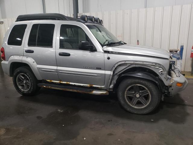 1J8GL38K33W604262 - 2003 JEEP LIBERTY RENEGADE SILVER photo 4