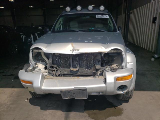 1J8GL38K33W604262 - 2003 JEEP LIBERTY RENEGADE 银色 照片 5