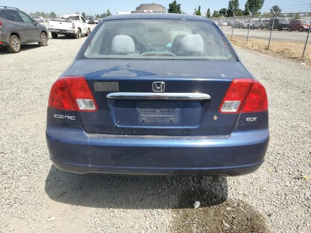 2HGES26743H523121 - 2003 HONDA CIVIC EX BLUE photo 6