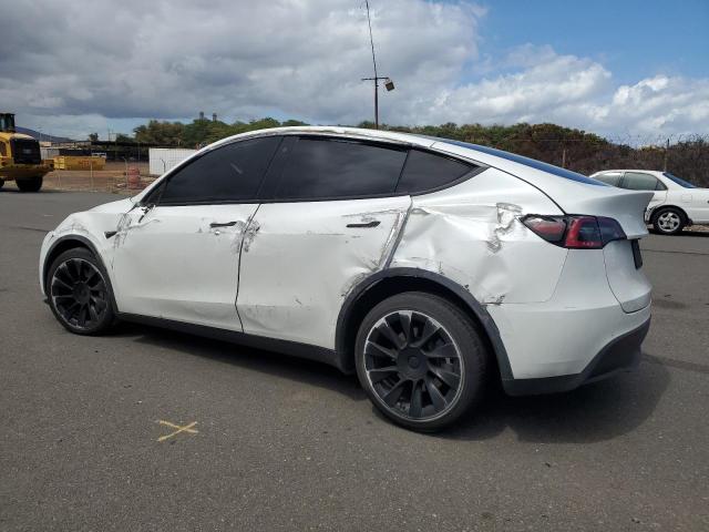 5YJYGDED6MF110186 - 2021 TESLA MODEL Y WHITE photo 2