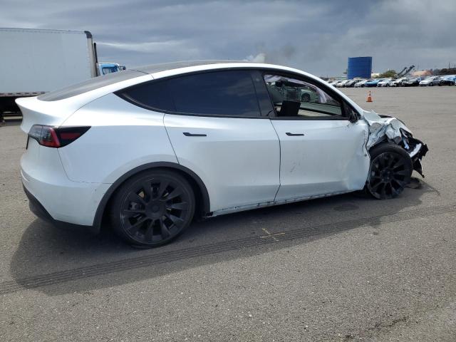5YJYGDED6MF110186 - 2021 TESLA MODEL Y WHITE photo 3