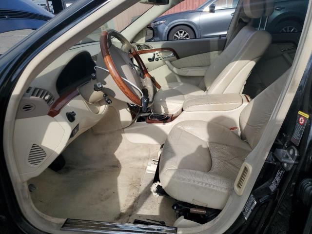 WDBNG83J04A404645 - 2004 MERCEDES-BENZ S 430 4MATIC BLACK photo 7