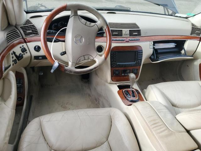 WDBNG83J04A404645 - 2004 MERCEDES-BENZ S 430 4MATIC BLACK photo 8