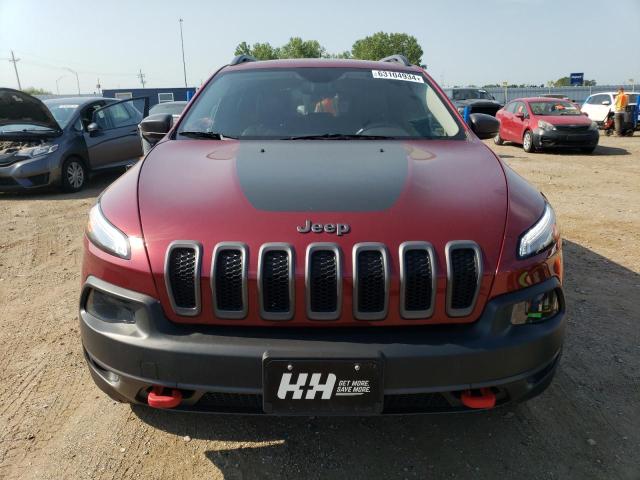 1C4PJMBS6FW511025 - 2015 JEEP CHEROKEE TRAILHAWK 勃艮第红 照片 5