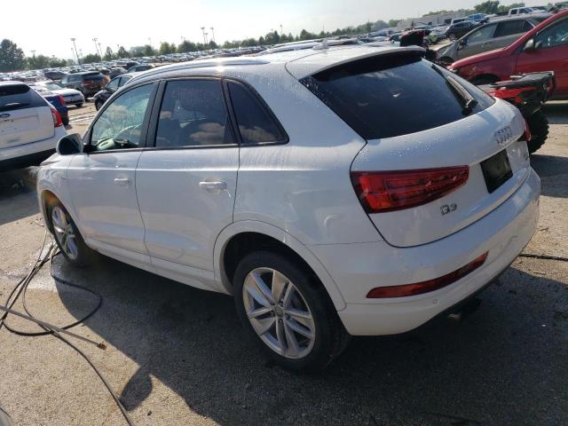 WA1ECCFS0JR009618 - 2018 AUDI Q3 PREMIUM WHITE photo 2