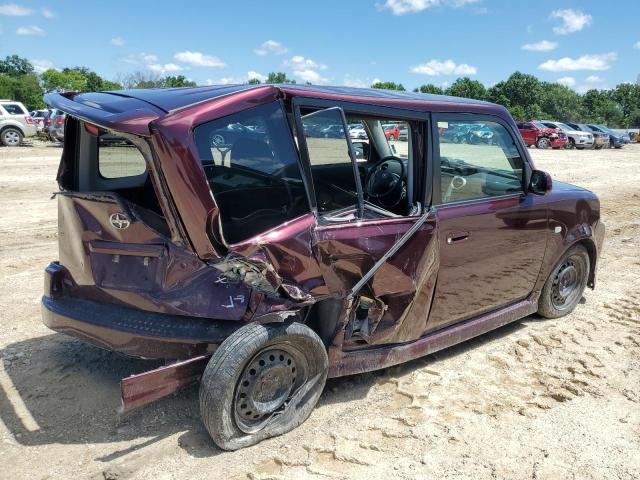 JTLKT324X54012288 - 2005 TOYOTA SCION XB BURGUNDY photo 3