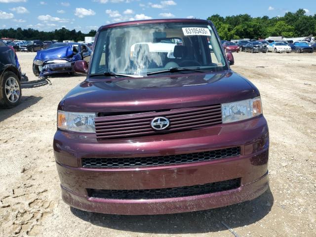 JTLKT324X54012288 - 2005 TOYOTA SCION XB BURGUNDY photo 5