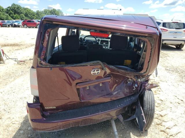 JTLKT324X54012288 - 2005 TOYOTA SCION XB BURGUNDY photo 6