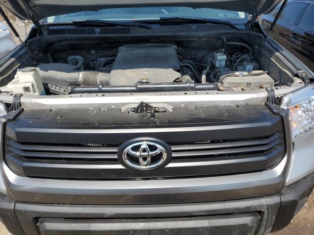 5TFUM5F15EX056405 - 2014 TOYOTA TUNDRA DOUBLE CAB SR/SR5 SILVER photo 11