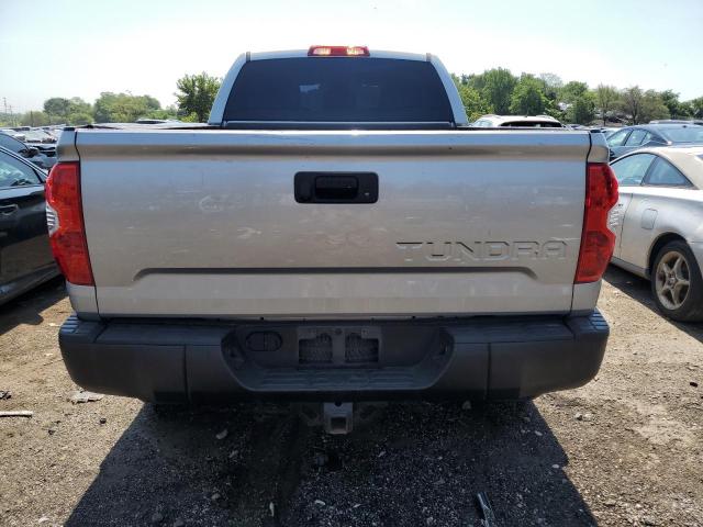 5TFUM5F15EX056405 - 2014 TOYOTA TUNDRA DOUBLE CAB SR/SR5 SILVER photo 6