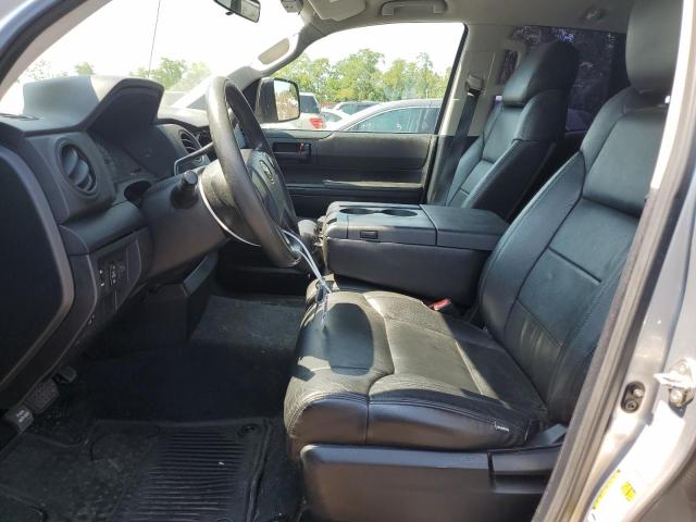 5TFUM5F15EX056405 - 2014 TOYOTA TUNDRA DOUBLE CAB SR/SR5 SILVER photo 7
