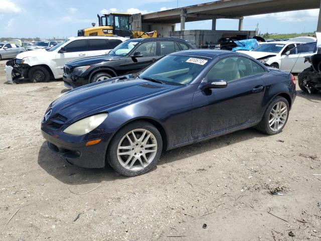 WDBWK54F18F185862 - 2008 MERCEDES-BENZ SLK 280 BLUE photo 1