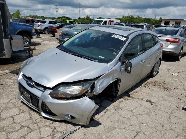 1FADP3N29DL130779 - 2013 FORD FOCUS TITANIUM SILVER photo 1