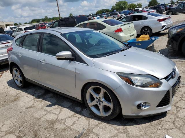 1FADP3N29DL130779 - 2013 FORD FOCUS TITANIUM SILVER photo 4