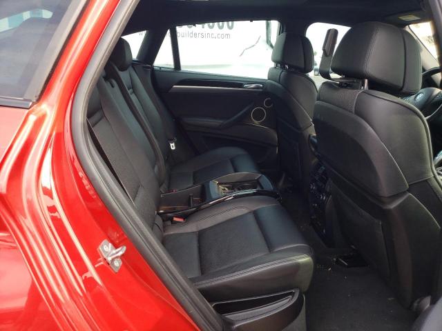 5YMGZ0C56BLK13877 - 2011 BMW X6 M RED photo 10