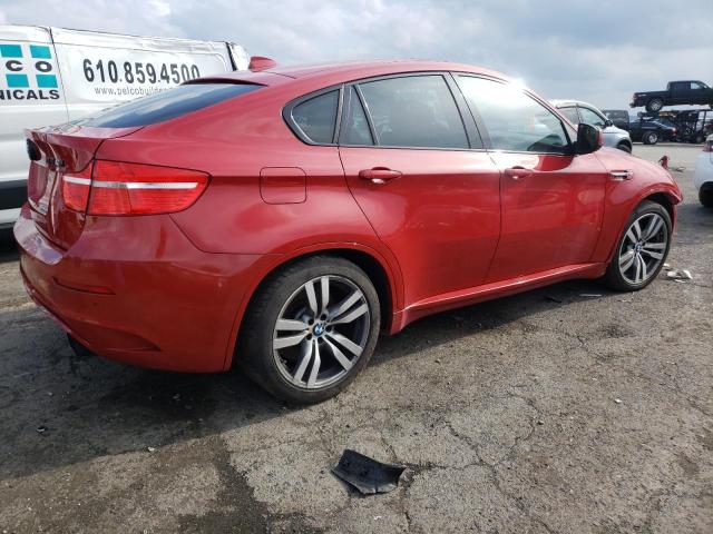 5YMGZ0C56BLK13877 - 2011 BMW X6 M RED photo 3